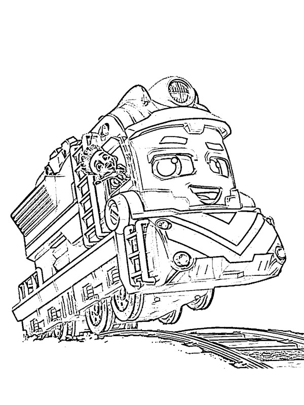 coloring page Freight Nate (Mighty Express) coloring page Freight Nate (Mighty Express)