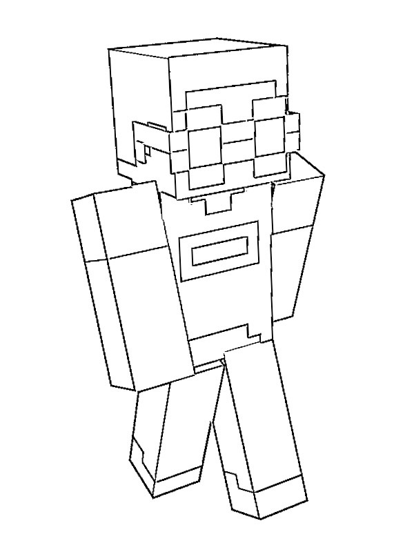 coloring page GeorgeNotFound (Minecraft) coloring page GeorgeNotFound (Minecraft)