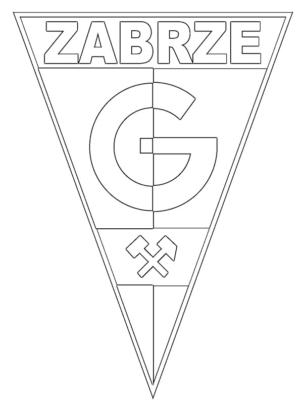 coloring page Górnik Zabrze coloring page Górnik Zabrze
