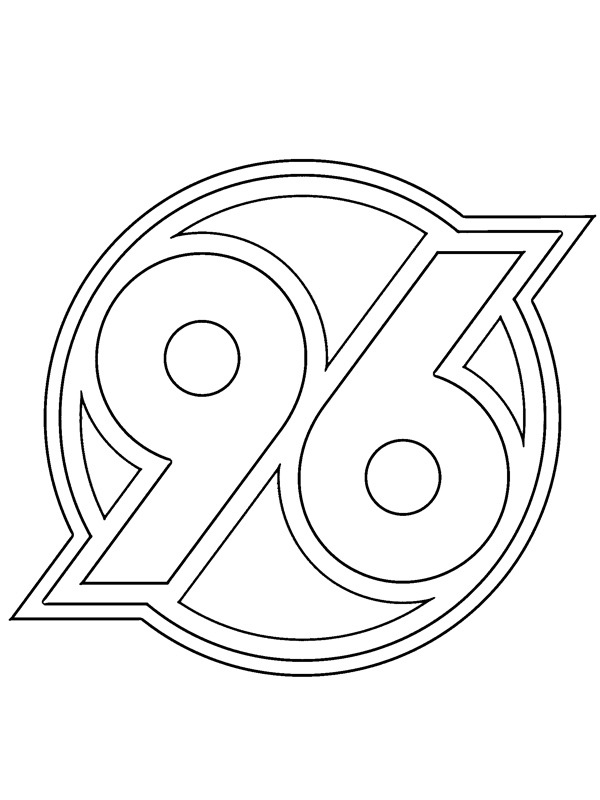 coloring page Hannover 96 coloring page Hannover 96