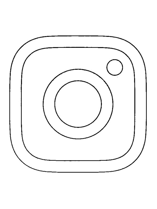 Instagram Logo Coloring Page 1001coloring Com