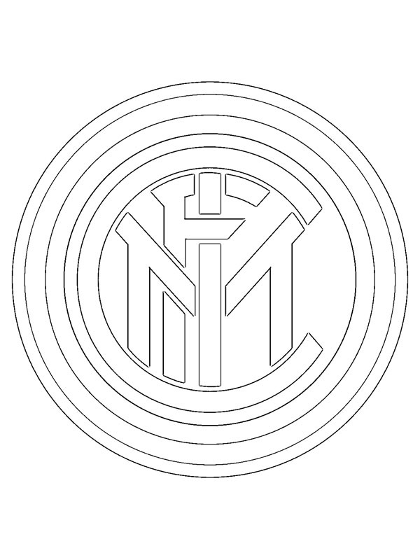 Download Inter Milan color page | 1001coloring.com