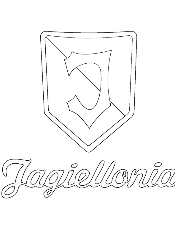 coloring page Jagiellonia Białystok coloring page Jagiellonia Białystok