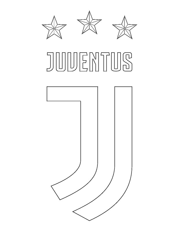  Juventus  FC color  page 1001coloring com