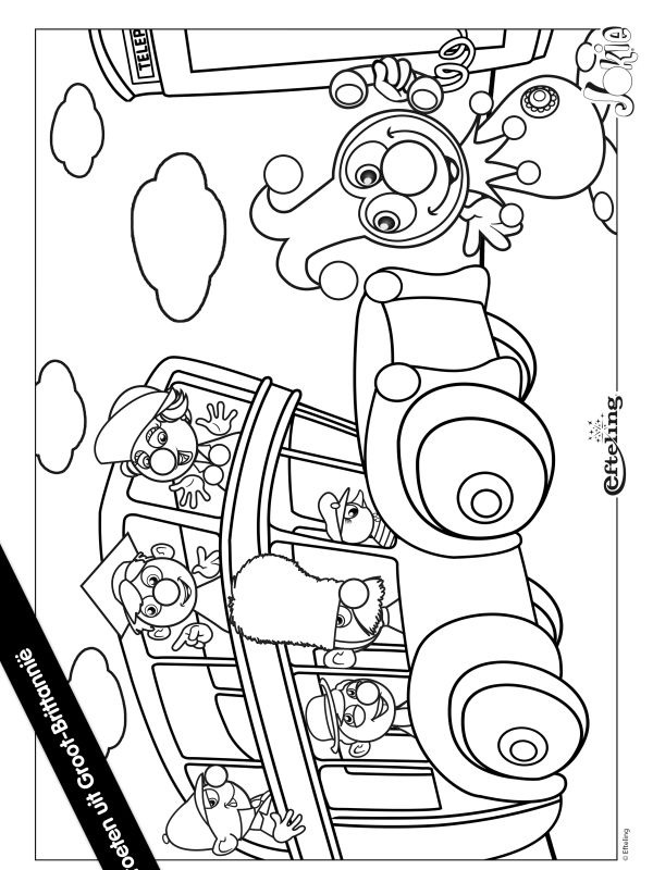 coloring page Jokie Engeland Efteling coloring page Jokie Engeland Efteling