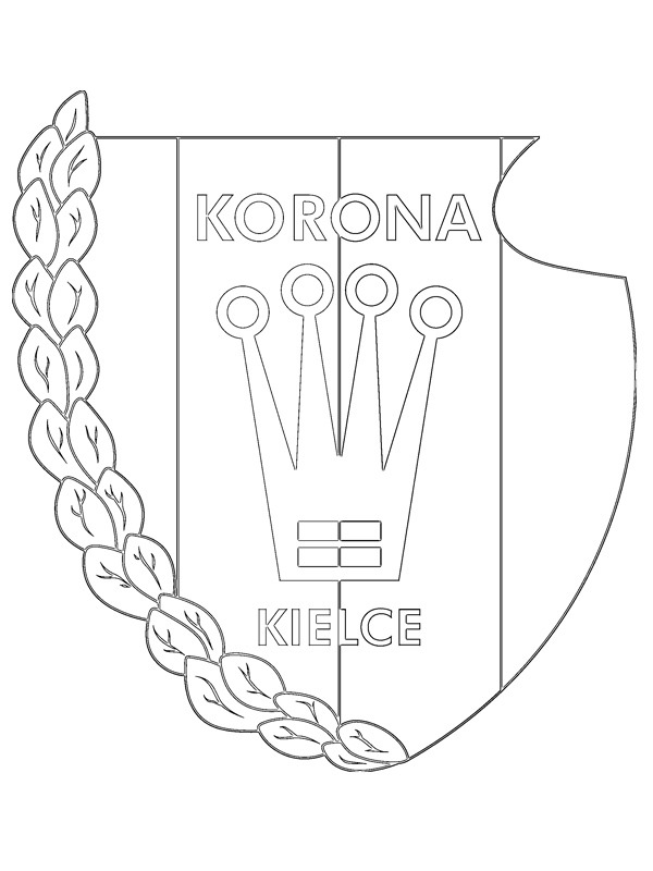 coloring page Korona Kielce coloring page Korona Kielce