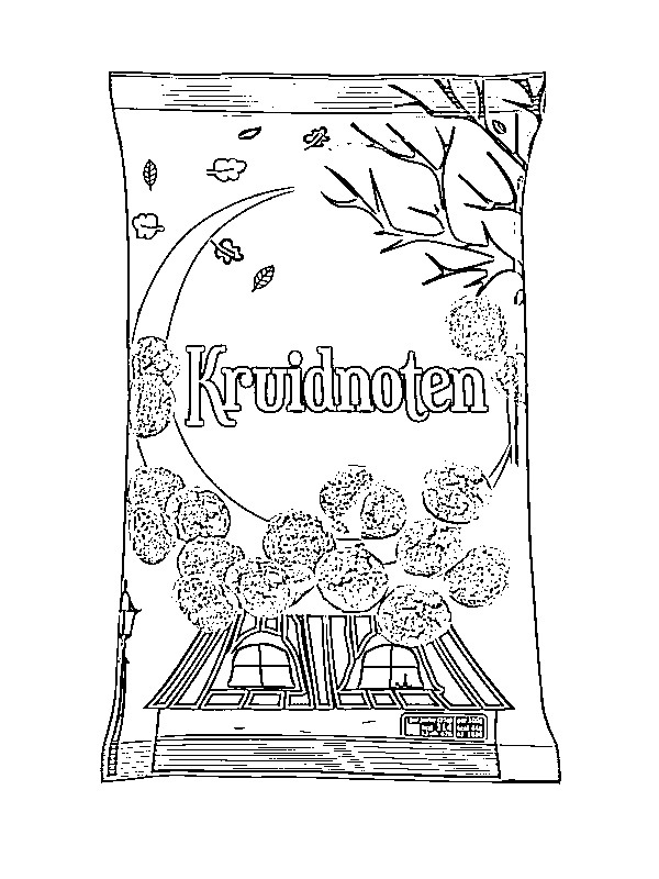 coloring page Dutch ginger cookies (kruidnoten) coloring page Dutch ginger cookies (kruidnoten)