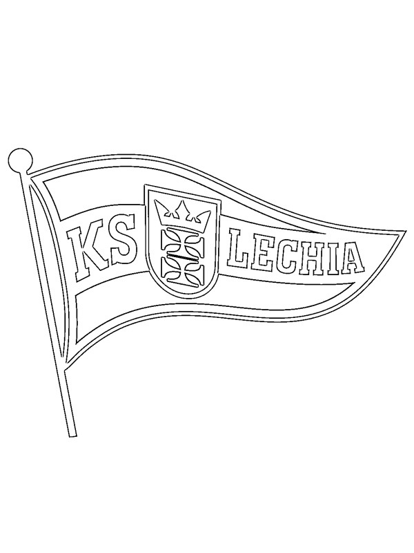 coloring page Lechia Gdańsk coloring page Lechia Gdańsk