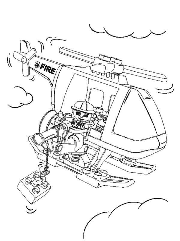 948 Cute Lego City Airplane Coloring Pages for Kindergarten