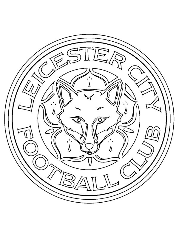 coloring page Leicester City coloring page Leicester City