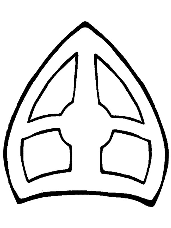 coloring page Hat of saint nicholas coloring page Hat of saint nicholas