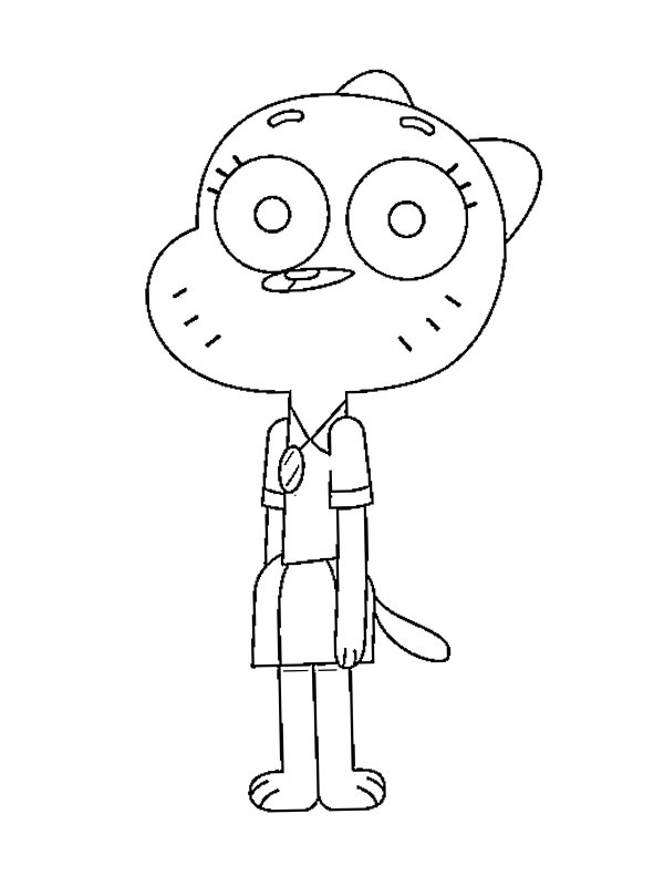 coloring page Nicole Watterson coloring page Nicole Watterson