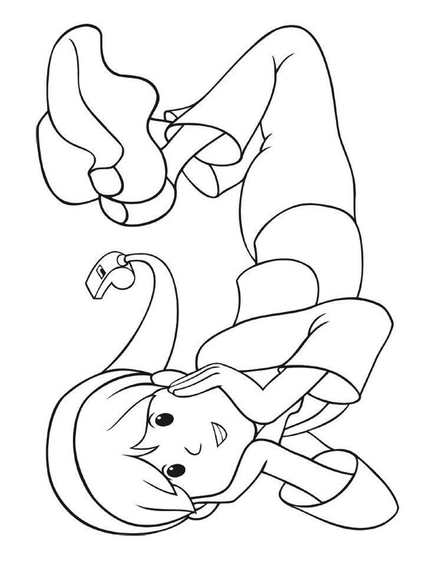 coloring page nils holgersson is laying coloring page nils holgersson is laying
