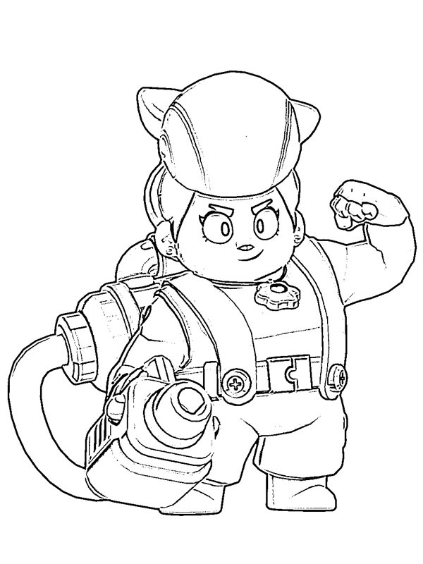 Pam Brawl Stars Coloring Page 1001coloring Com - pam piper worth it brawl stars