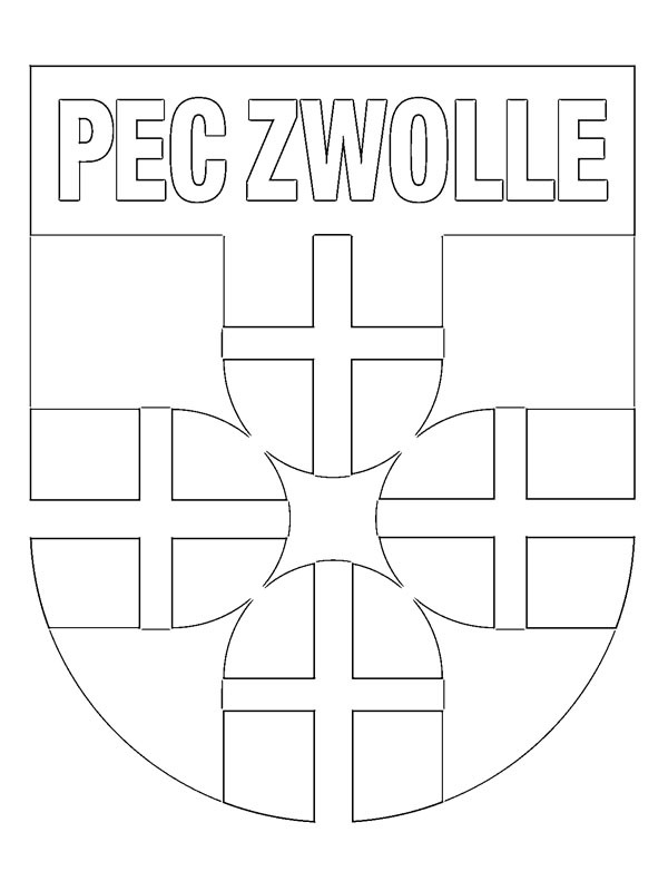 PEC Zwolle color page | 1001coloring.com