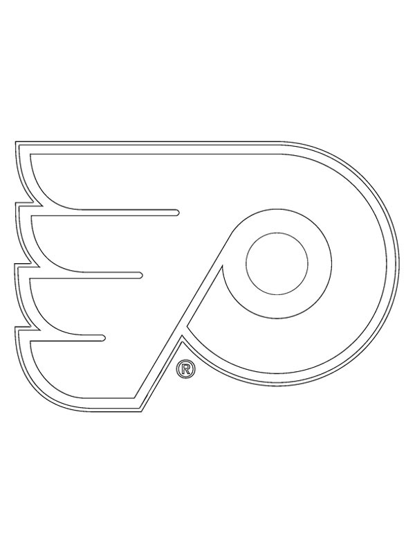 coloring page Philadelphia Flyers coloring page Philadelphia Flyers