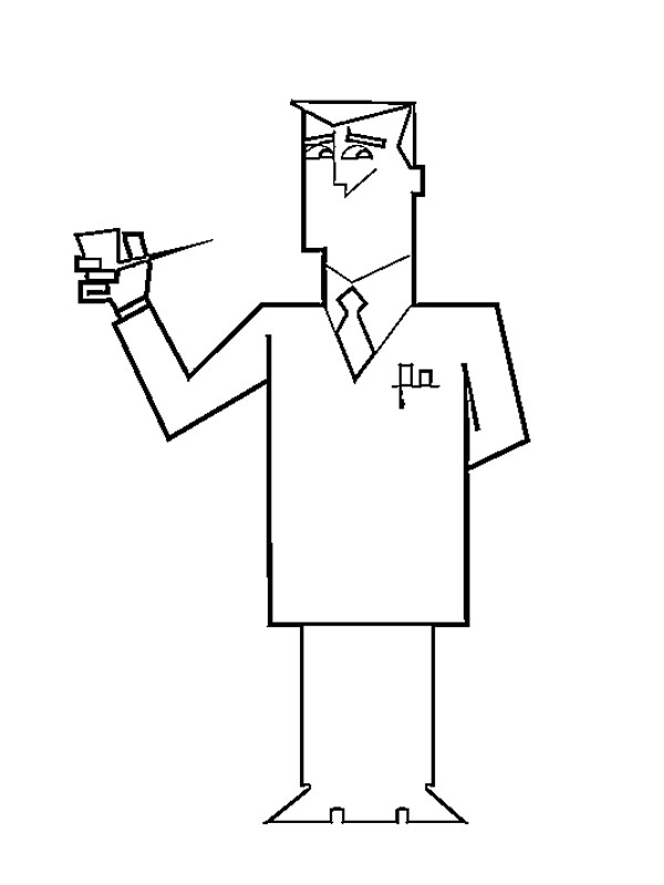 coloring page Professor Utonium coloring page Professor Utonium