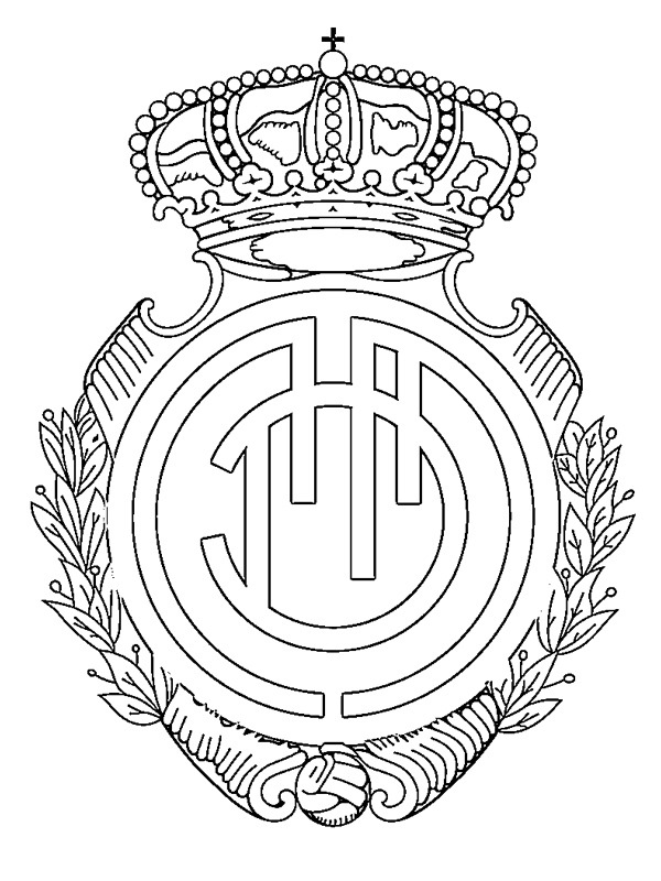 coloring page Real Mallorca coloring page Real Mallorca