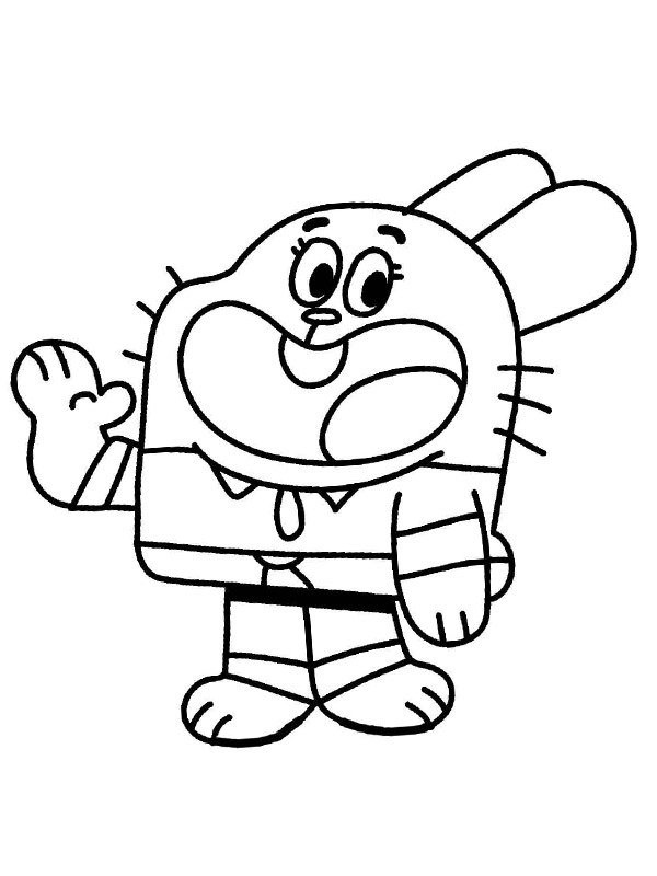 coloring page Richard Watterson coloring page Richard Watterson