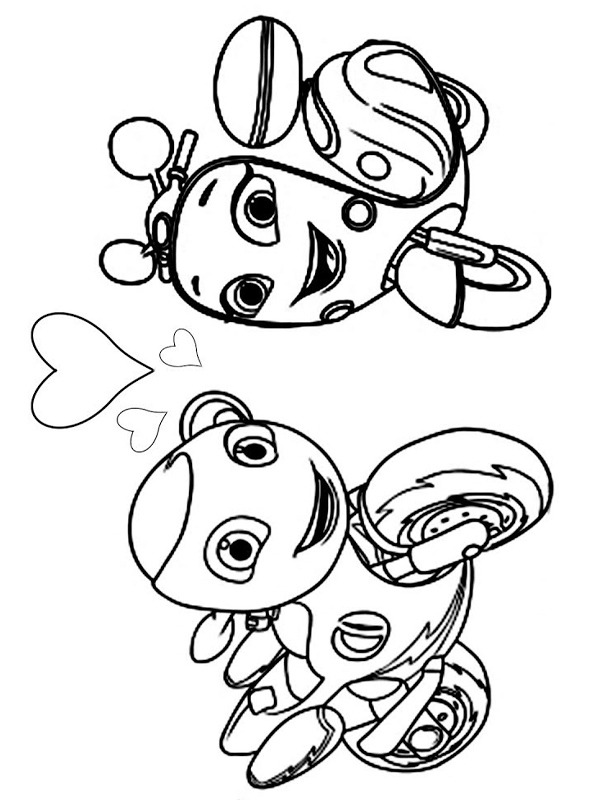 coloring page Ricky Zoom en Scootio Wizzbang coloring page Ricky Zoom en Scootio Wizzbang
