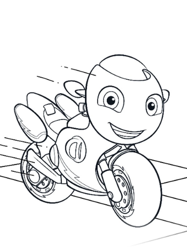 Ricky zoom Ricky Coloring Page | 1001coloring.com