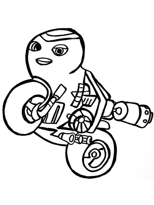 coloring page Ricky Zoom Steel Awesome coloring page Ricky Zoom Steel Awesome