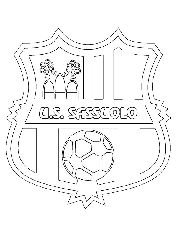 coloring page US Sassuolo Calcio coloring page US Sassuolo Calcio