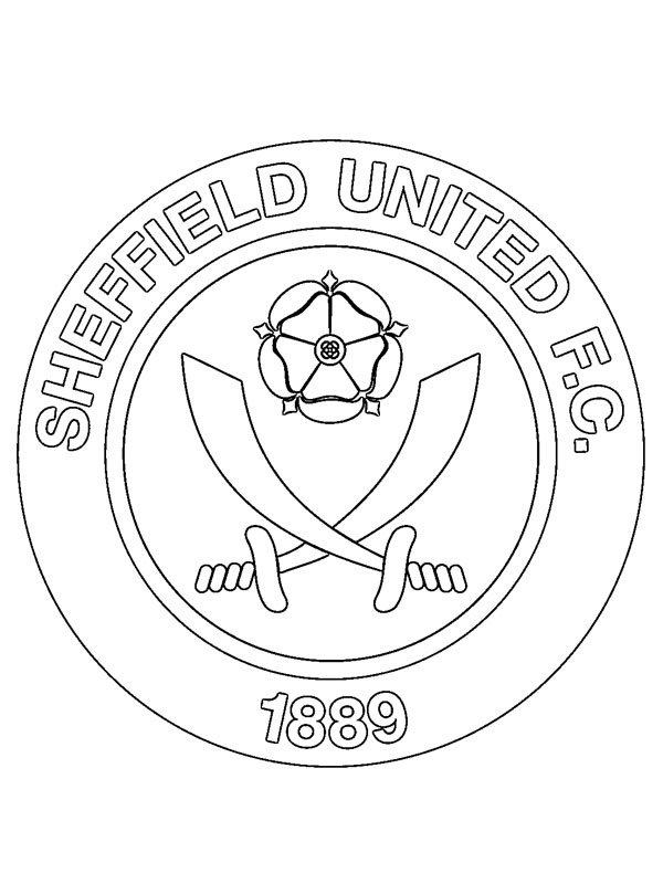 Download Sheffield United FC color page | 1001coloring.com