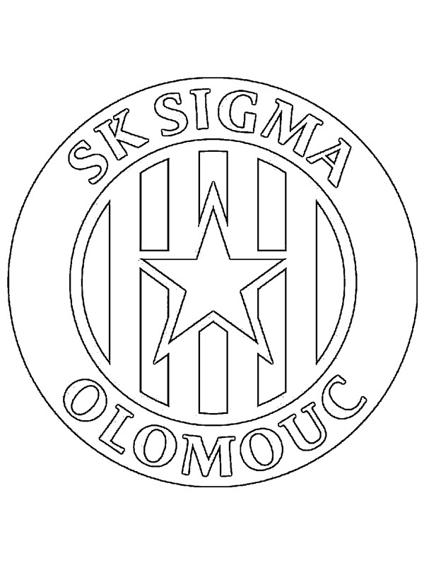 coloring page SK Sigma Olomouc coloring page SK Sigma Olomouc