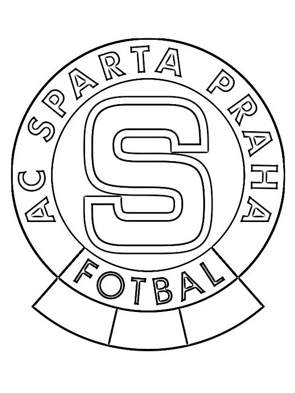 coloring page AC Sparta Prague coloring page AC Sparta Prague