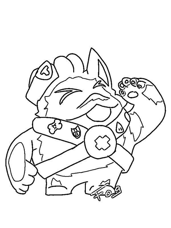 Squeak Brawl Stars Coloring Page 1001coloring Com - kleurplaat brawl stars dinamyke