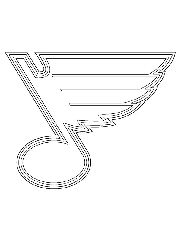 Animal St Louis Blues Coloring Pages for Kindergarten