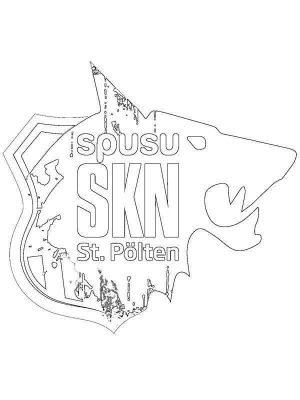 coloring page SKN Sankt Pölten coloring page SKN Sankt Pölten