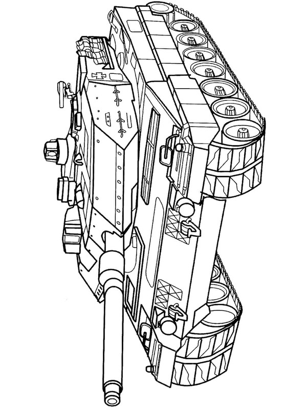 Tank Coloring Page | 1001coloring.com