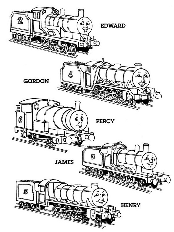 coloring page Thomas the train coloring page Thomas the train