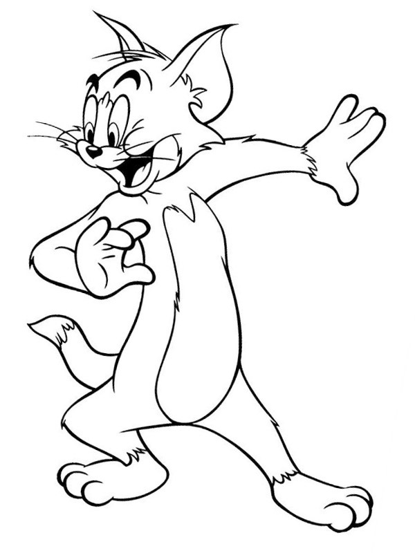 Tom Coloring Page | 1001coloring.com