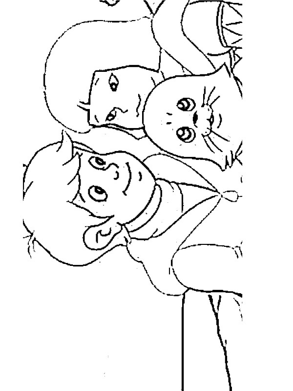 coloring page Tommy Aura and Seabert coloring page Tommy Aura and Seabert
