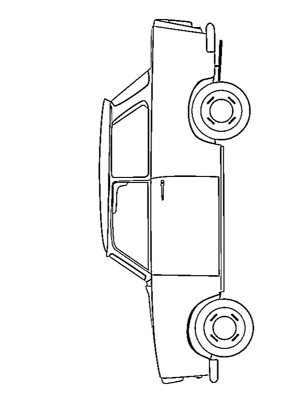 Trabant Coloring Page