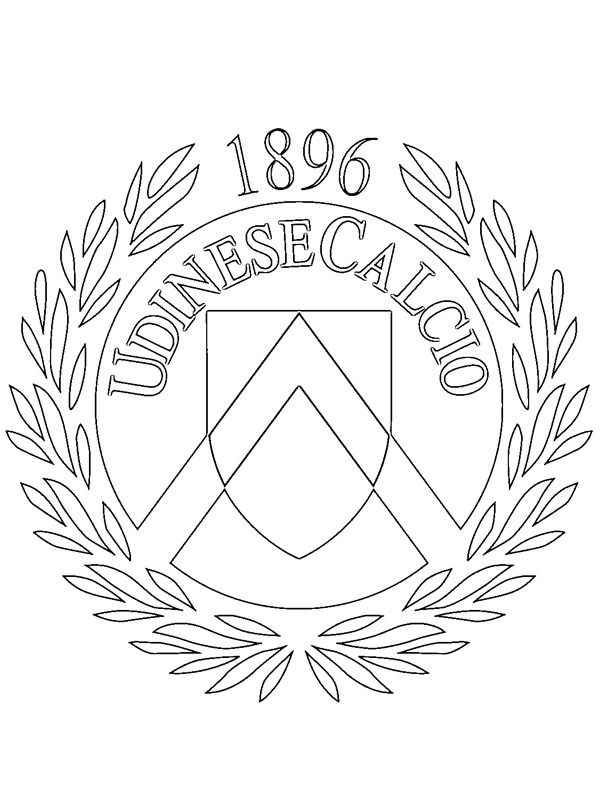 coloring page Udinese Calcio coloring page Udinese Calcio