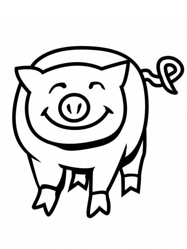 pig Coloring Page | 1001coloring.com