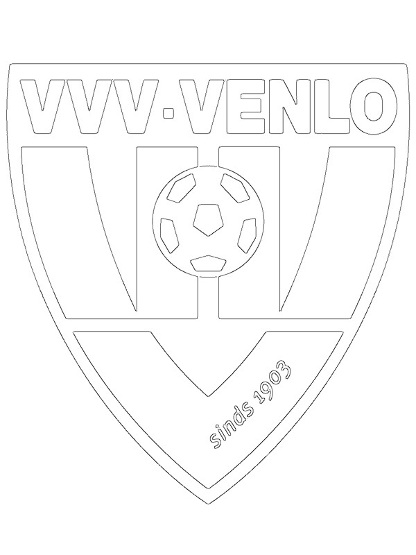 Vvv Venlo Coloring Page 1001coloring Com