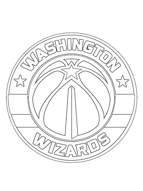 coloring page Washington Wizards coloring page Washington Wizards
