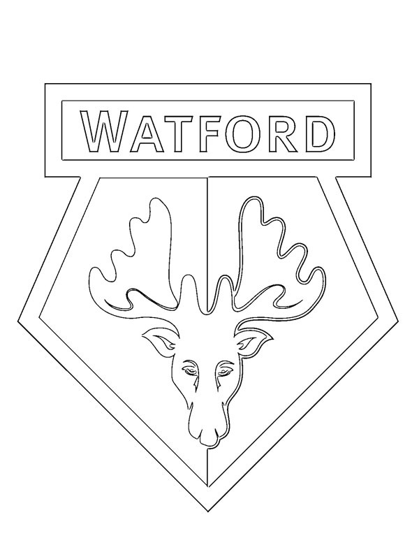 Download Watford FC color page | 1001coloring.com