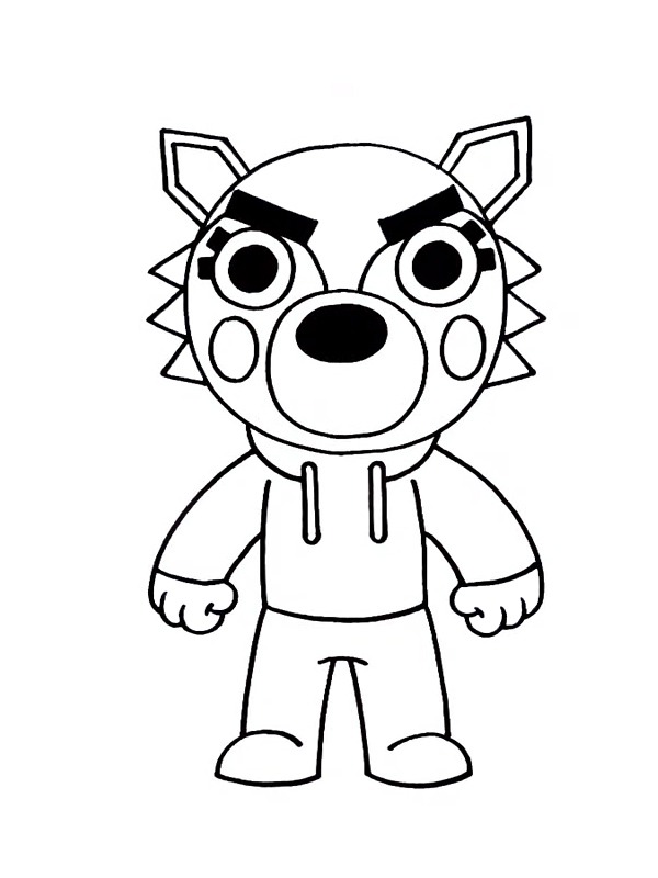 Willow Wolf Roblox Coloring Page 1001coloring Com - roblox colouring pages piggy