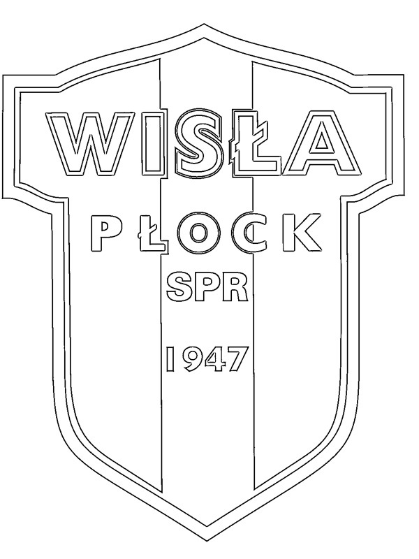 coloring page Wisła Płock coloring page Wisła Płock