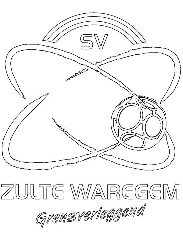 coloring page Zulte Waregem coloring page Zulte Waregem
